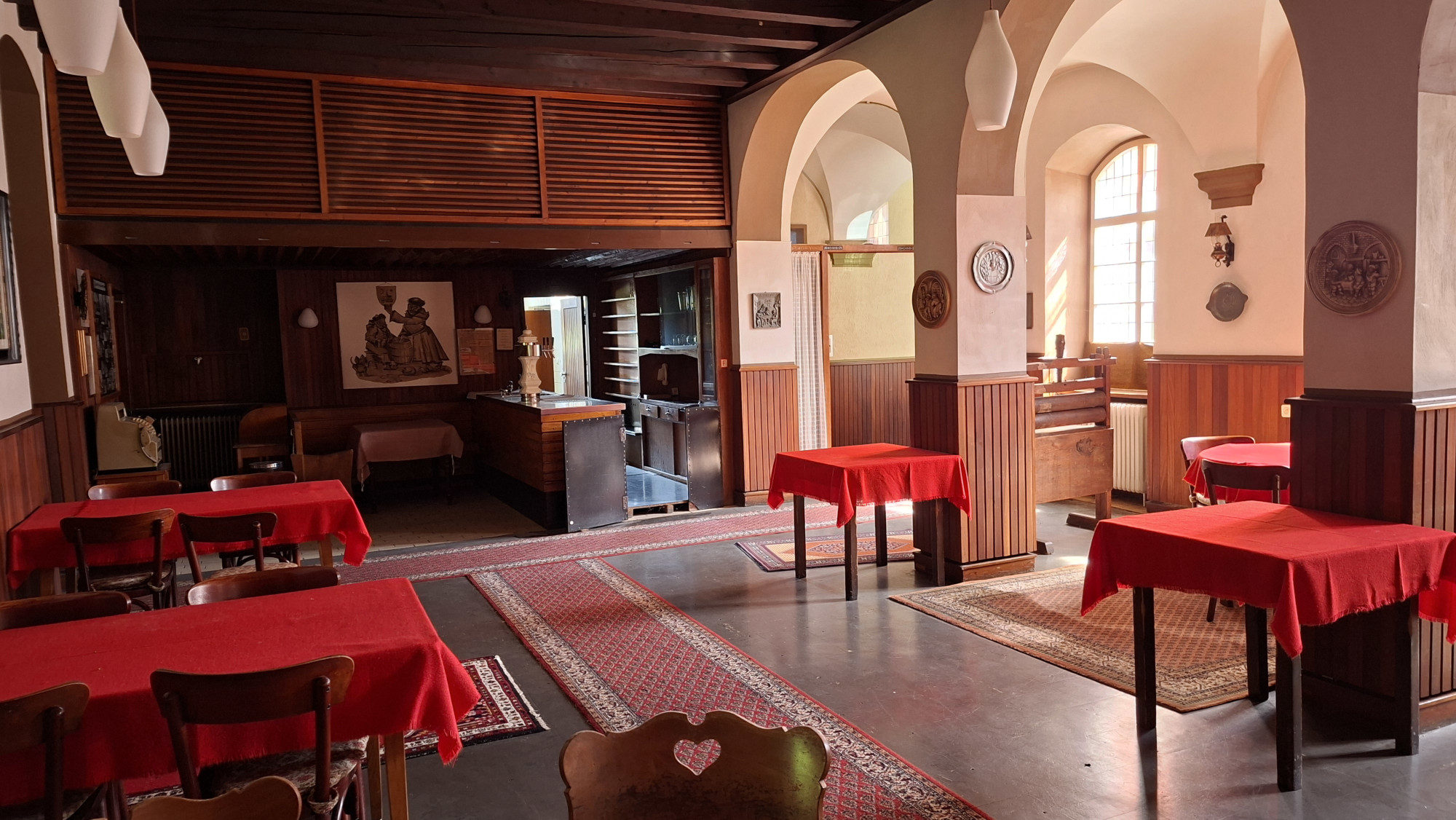 Restaurant/Inn area in the Franziskaner Hotel